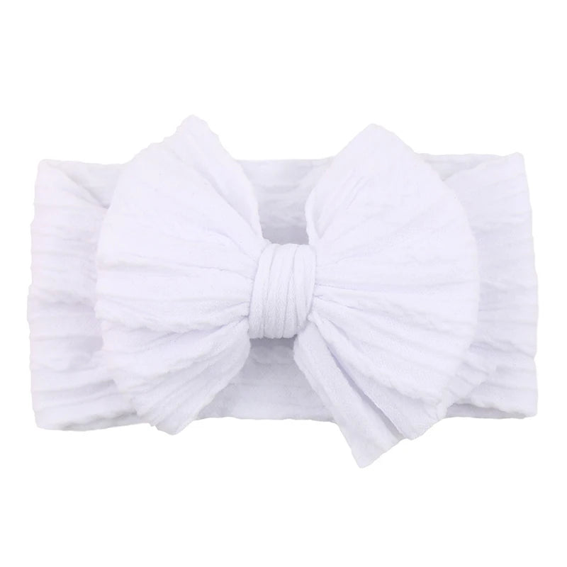 Baby Girl Headbands Bows Baby Headband Newborn Gift Elastic Hair Bands Solid Children Turban Kids Infant Hair Accessories