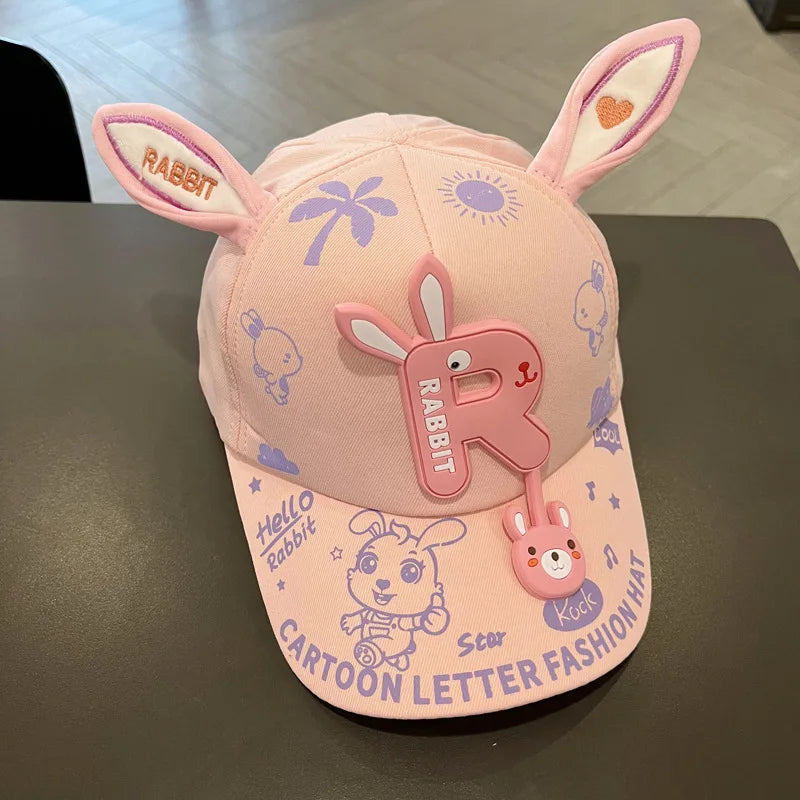 Cartoon animal basket ball cap for kids