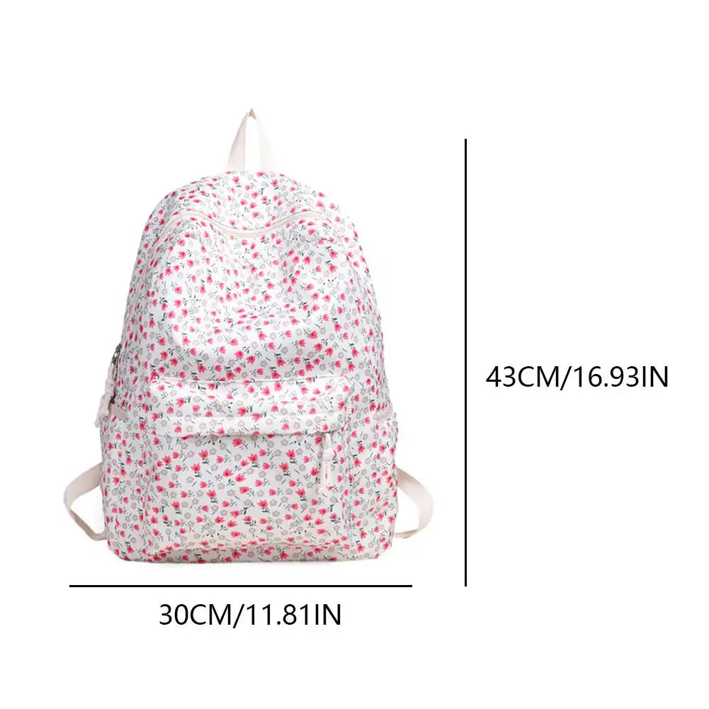 Japanese Flora Pattern Backpack
