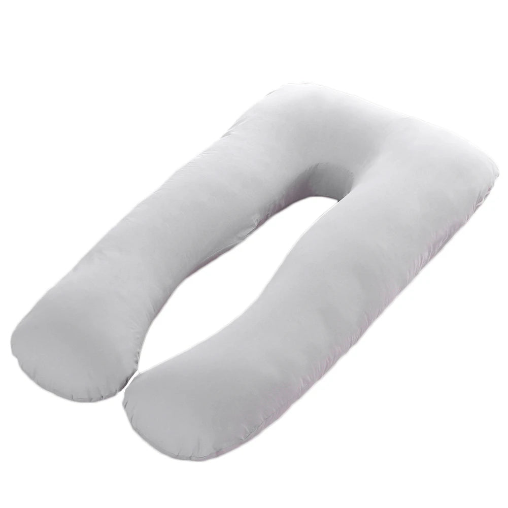 Maternity Pillow Case Pure Cotton Cover Multifunction U-shape for Pregnant Women