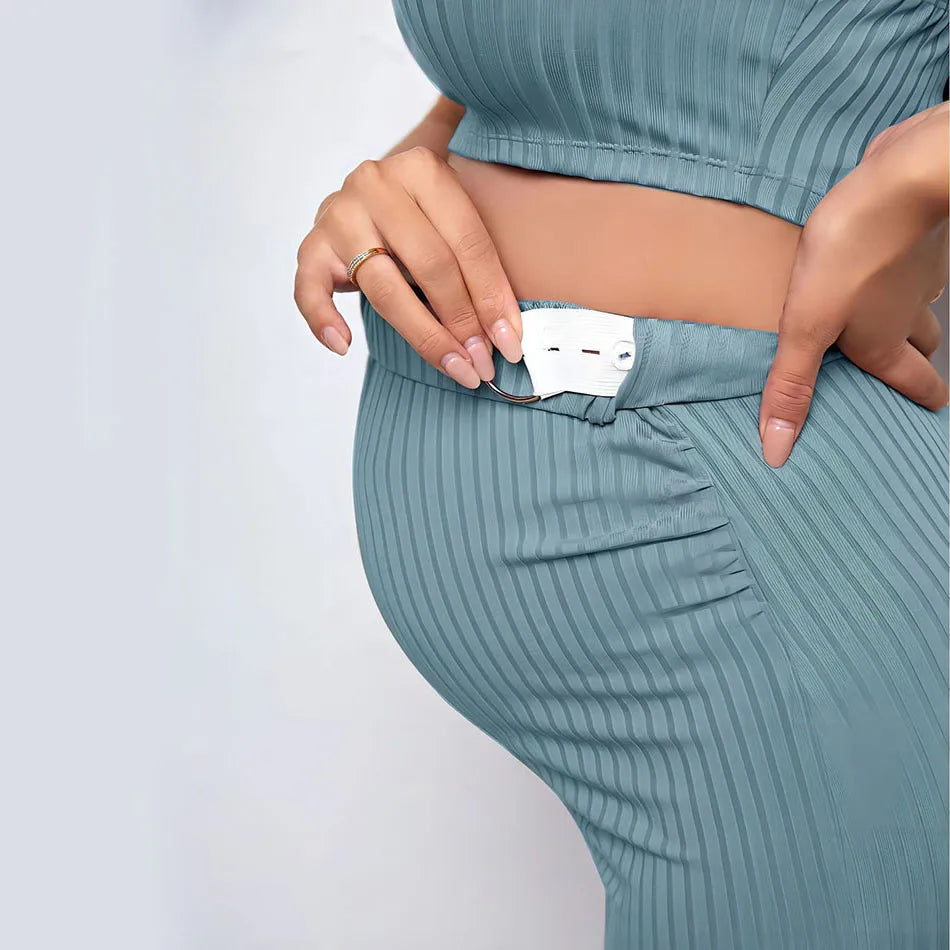 Comfy & Supportive Pregnancy Two Piece Set