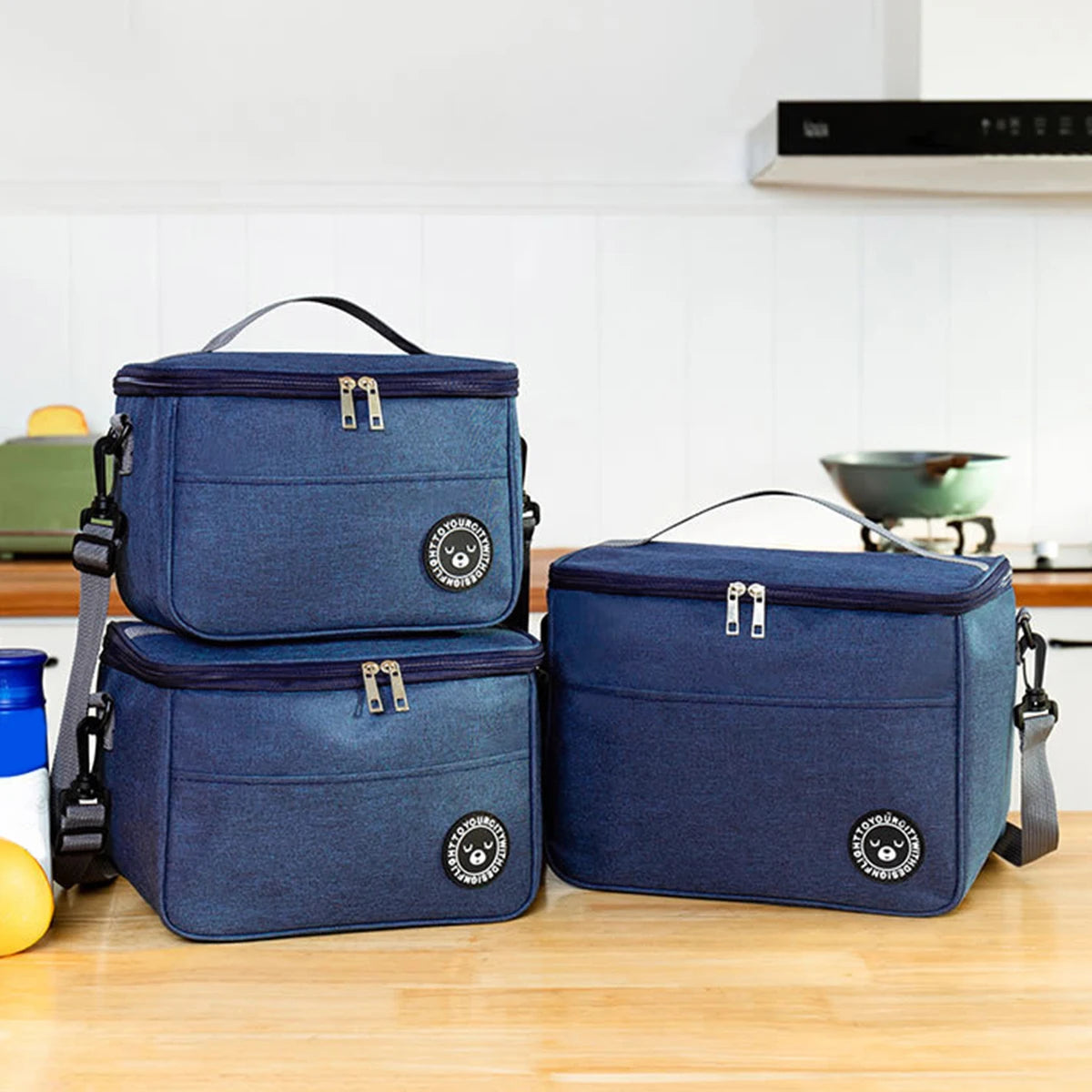 Lunch Box With Shoulder Held Bag