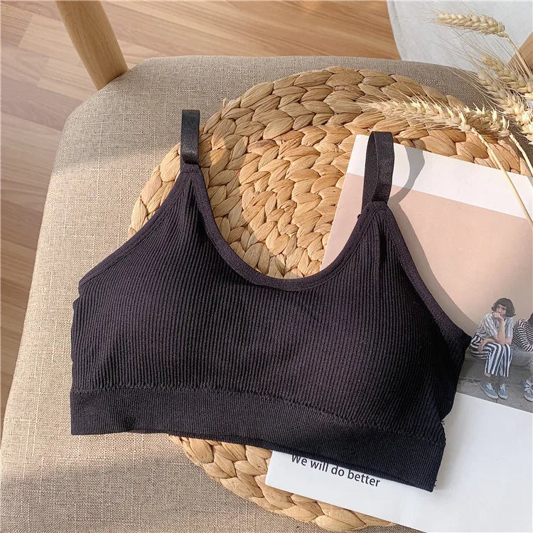 Bra For Girls 12 Years Cotton Brassiere Training Bra Teenagers Lingerie Gym Breathable Tops Underwear 7-16T