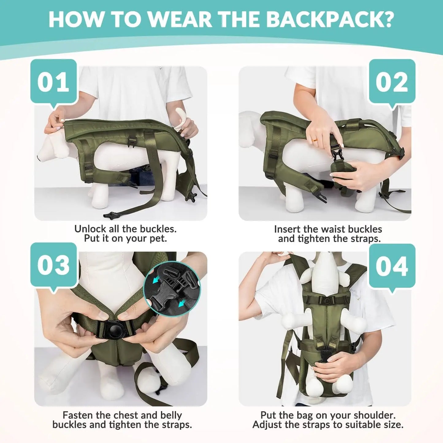 Pet Front Carrier Backpack