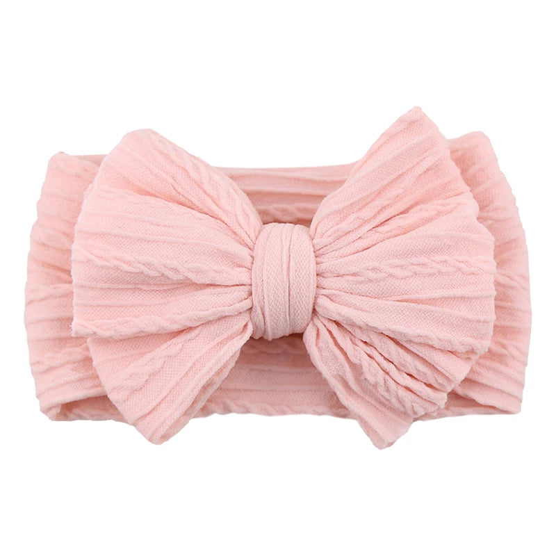 Baby Girl Headbands Bows Baby Headband Newborn Gift Elastic Hair Bands Solid Children Turban Kids Infant Hair Accessories