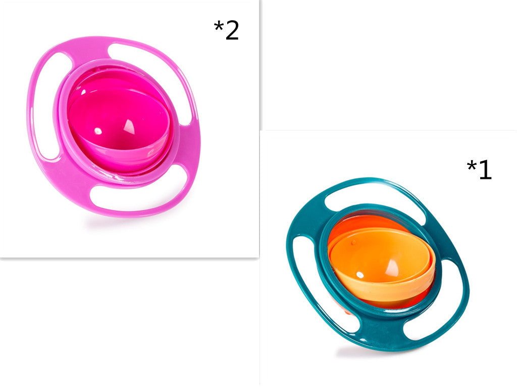 Rotate Universal Spill-proof Bowl Dishes